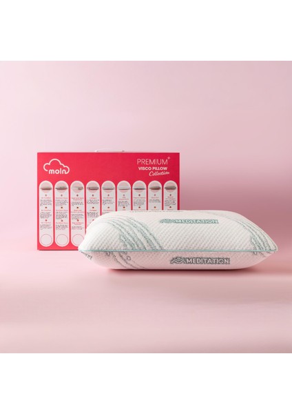 Moln Meditation Visco Yastık | Anti-Stress Ortopedik Uyku Yastığı 60x40x15 cm fiyatları