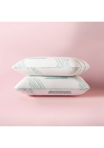 Moln Meditation Visco Yastık | Anti-Stress Ortopedik Uyku Yastığı 60x40x15 cm modelleri