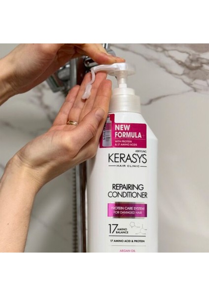 Kerasys Hair Clinic Repairing Conditioner / Aminoasit ve Argan Yağlı Saç Bakım Kremi 400 ml fiyatları