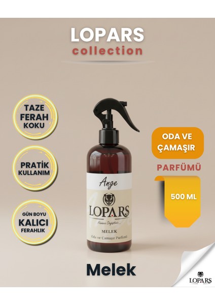 Melek 500 ml Oda ve Çamaşır Parfümü (Oda Kokusu)