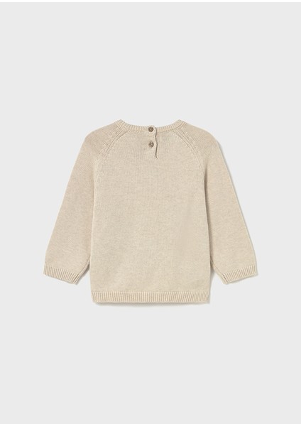 1-4 Yaş Arası Hayvanlı Kazak - Bej modelleri