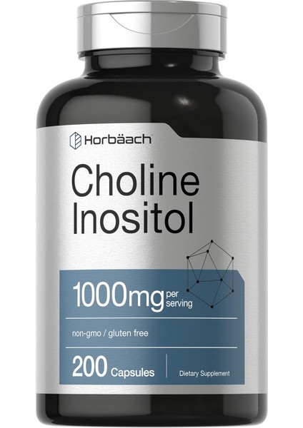 Choline Inositol 1000MG 200 Caps