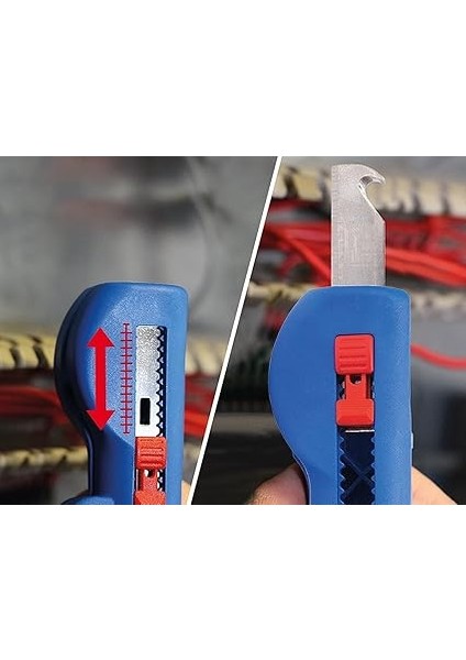 Tools Quadro Soyucu No. 16 | 4'ü 1 Arada Kablo Sıyırıcı, 8,0 - 13,0 mm Kablo indirimleri