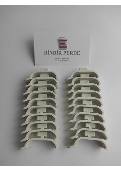 Stor Perde Korniş Takma Aparatı Dar 10 Adet (10) modelleri