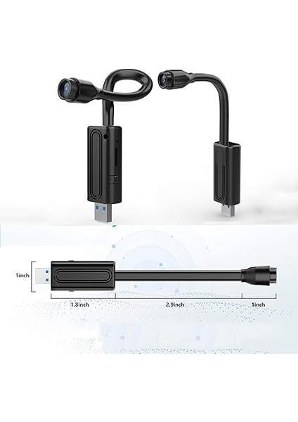 En Küçük Wifi Casusu, Hd Taşınabil Ip Kablolu Ev Güvenlikli Dadı Kamerası Hareket Algılama, Bulut Depolama, Gerçek Zamanlı Uzaktan Kumanda ile Ios/android Fonlar Için Siyah fırsatları