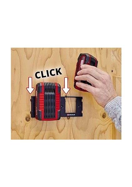 Einhell Power X-Change Akü Sabitleme Aparatı (Tüm Power X-Change Akülerini Saklamak Için Uygundur, Sınırsız Uzatılabilir, Kolay Kurulum, Takılabilir Işlev, Vidalar ve Duvar Tapaları Dahil) fiyatları