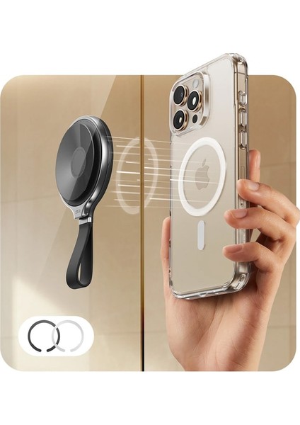 Halolock Vantuzlu ve Standlı Manyetik Magsafe Telefon Tutucu modelleri