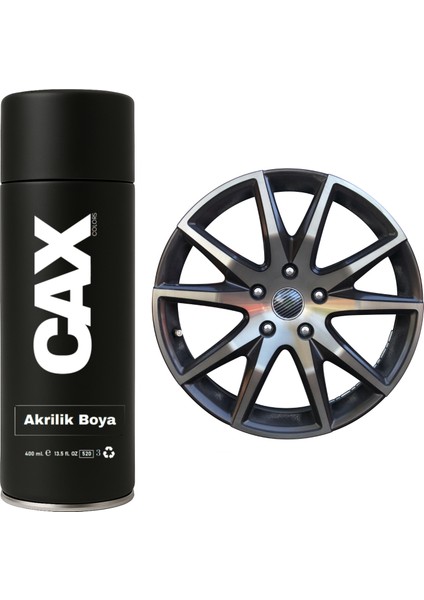 Gun Metal Araba Jant Sprey Akrilik Özel Yapım Sprey Boya 400 ml
