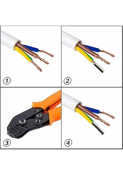 600 Adet Kablo Pabucu Seti, Kablo Pabucu Kutusu, Tek Renkli, Sıkma Pensesi, Kablo Pabucu Çeşitleri (0,5 Mm2 x 100, 0,75 x 100, 1 x 100, 1 x 100, 2,5 x 100, 4 x 50, 6 x 50) fırsatları