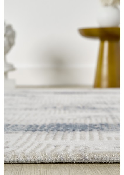 Roma Mavi Halı Akrilik Halı Yumuşak Dokulu Salon Oturma Odası Yatak Odası Halısı 426 fırsatları