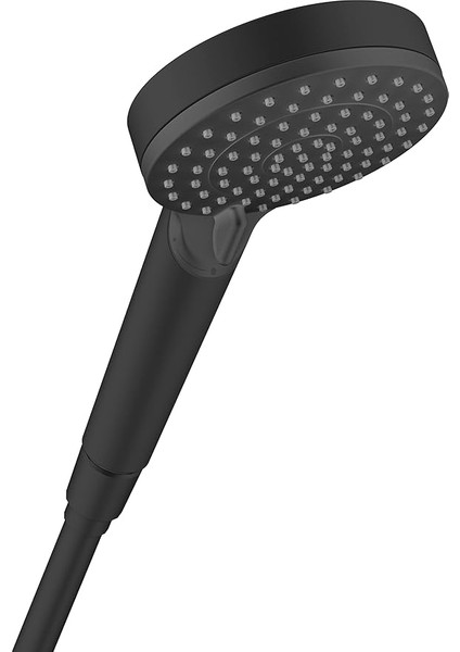 Vernis Blend 26270670 El Duşu, 2 Püskürtme Türü, Yuvarlak Duş Başlığı (100 Mm), Kireç Önleyici Fonksiyonlu, Mat Siyah