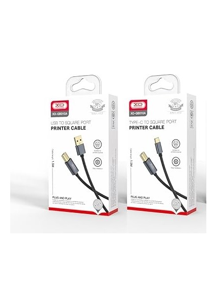 Simple Is Beauty USB Yazıcı Kablosu GB010A, Usb-A Dan Usb-B Ye, Örgü Kablo, Yazıcı, Tarayıcı, Fax, Kolay Kurulum, 1.5 Metre, USB 2.0, Siyah indirimleri