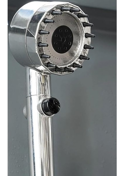 Masajlı Çok Fonksiyonlu Ayarlanabilir Duş Başlığı El Duşu 3 Modlu Ayarlanabilir Duş Başlığı,masajlı 3 Fonksiyonlu El Dus, Handshower (Krom) modelleri