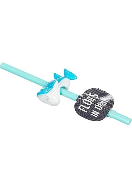 Yüzen Köpek Balığı Pipetli Tritan Bardak 470 Ml, Mavi fırsatları