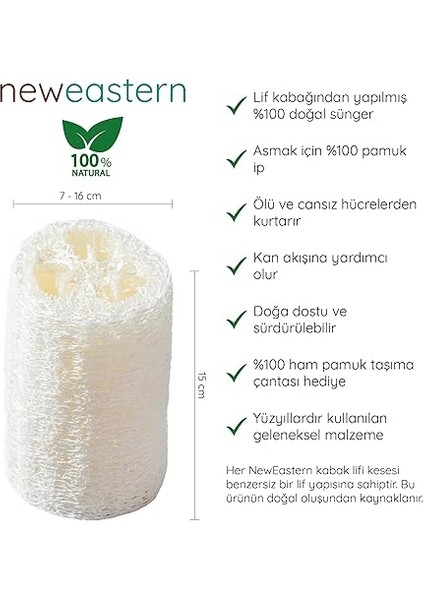 Doğal Kabak Lifi, Vücut ve Yüz Peeling Seti (Yüz Pedi ve Ham) fiyatları