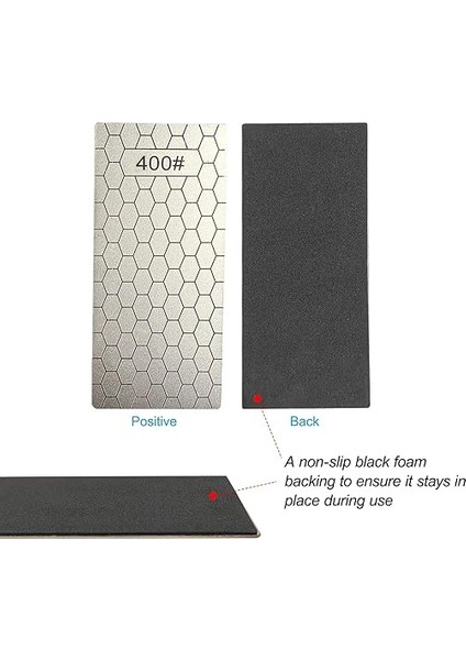 4 Adet 400/600/1000/1200 Elmas Bileme Taşı, Mutfak Aletleri ve Dış Mekan Için, Gümüş fırsatları