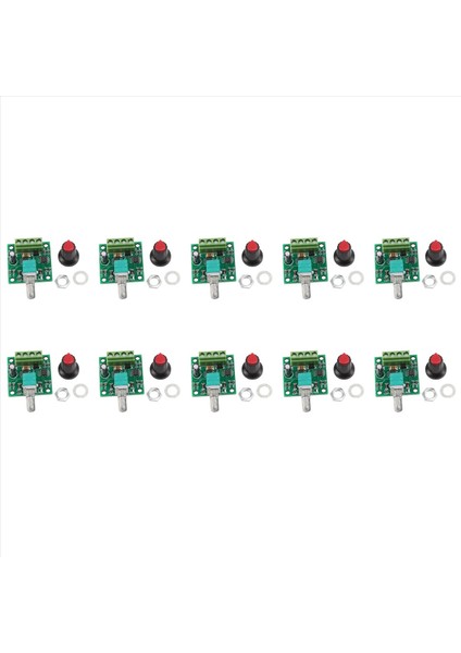 10X Dc 1 8V 3V 5V 6V 12V 2A Motor Hız Kontrolör Denetleyicisi 30W Pwm 1803B K7 (Yurt Dışından)