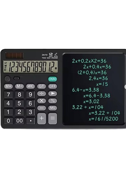 ZR900 Siyah Yazı Tahtalı Hesap Makinesi