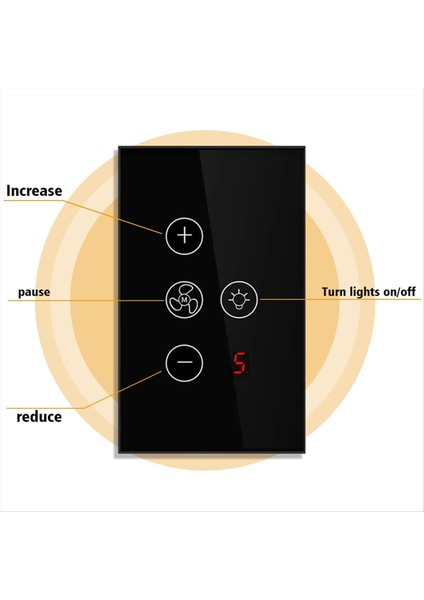 Tuya Zigbee Akıllı Fan Işığı Switch Abd Ağ Bağlantı Uygulaması Kontrolü Alexa/google Asistan Ses Kontrolü Siyah (Yurt Dışından) fiyatları