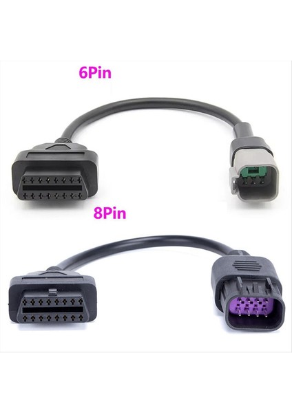 Polaris Moto Atv Için All-Terrenli Araç 8pin Motosiklet Teşhis Konnektörü Kablo Teli Obd2 Adaptör (Yurt Dışından) fiyatları