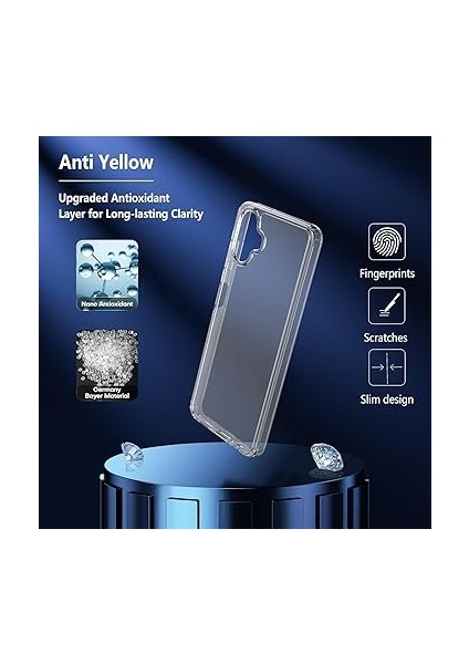 Samsung Galaxy A06 Uyumlu Darbe Önleyici Sararmaya Dayanıklı Airbag Korumalı Ultra Slim Tpu Şeffaf Silikon Kılıf (Şeffaf, Samsung Galaxy A06) indirimleri