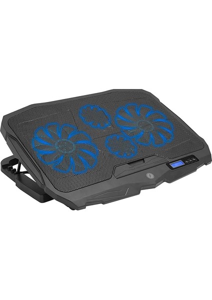 FNC-5230ST Gaming Notebook Soğutucu &amp; Stand, LCD Kontrol Panel 4 x Fan