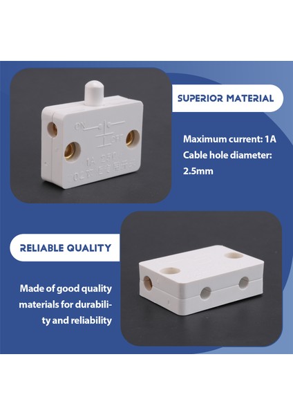4 Adet Dolap Kapı Anahtarı Dolap Lamba Anahtarı Çekmeceleri 12V 24V 110V Için Yakın Kapıda Aç (Yurt Dışından) fiyatları