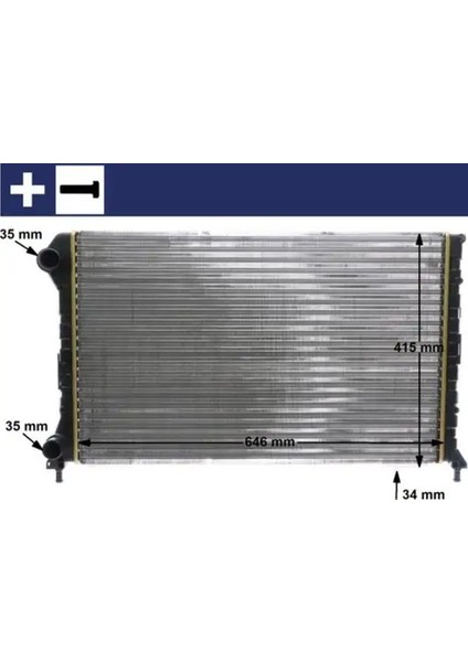 CR1447000S Motor Radyatoru 46749018 46767293 46803035