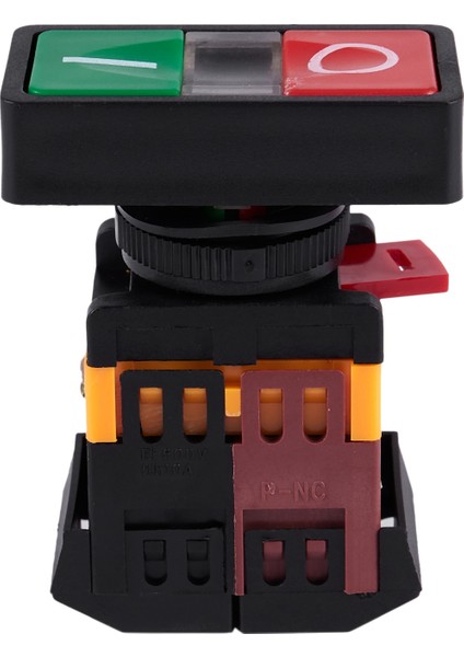 1 Pcs Ac 220V Sarı Işık Açma-Kapama Başlat Ana Push Düğmesi Anahtarı ve 1 Pcs Çift Güç Otomatik Aktarım Anahtarı (Yurt Dışından) modelleri