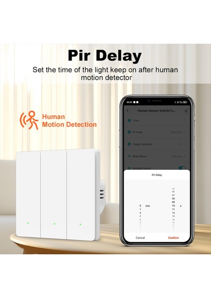 Yükseltme Tuya Zigbee Milimetre Dalgası Insan Vücudu Indüksiyon Anahtarı Duvar Anahtarı Tek Yangın Anahtarı Manyetik Tutma Eu Itme (Yurt Dışından) fiyatları