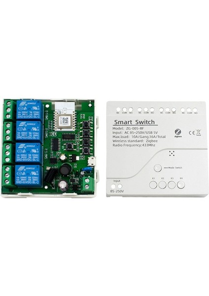 4ch Tuya Zigbee Akıllı Anahtar Modülü 85-250V Röle Akıllı Ev Uzaktan Kontrolü Alexa Google Home Için Gateway ile Çalışır (Yurt Dışından) fiyatları