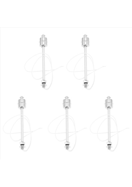 5pcs 150MM Paslanmaz Çelik Şamandıra Anahtarı Tank Sıvı Su Seviye Sensörü 220V (Yurt Dışından)