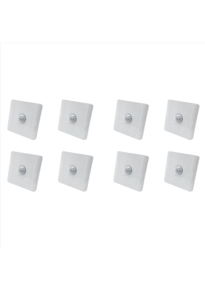 8x Pır Kızılötesi Hareket Sensörü Anahtarı 220V Otomatik Kontrol LED Lamba Aydınlama Anahtarı Akıllı Gövde Indüksiyon Dedektörü (Yurt Dışından)