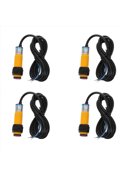 4x Dc 3 Tel 6-36V Pnp Ir Fotoğraf Sensör Anahtarı 30CM E18-B03P1 (Yurt Dışından)