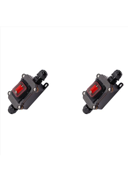 2x IP67 Su Geçirmez Satır Içi Anahtarı 12V Dc 20A Yüksek Akım Güç Su Geçirmez Anahtar (Yurt Dışından)