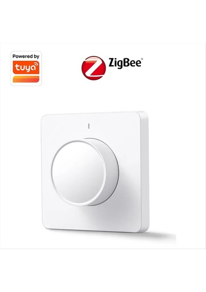 Tuya Smart Zigbee Dimmer Light Switch Parting Panel Duvar Smart Switch 220-240V Alexa Google Home App Zigbee ile Çalışıyor (Yurt Dışından) fiyatları