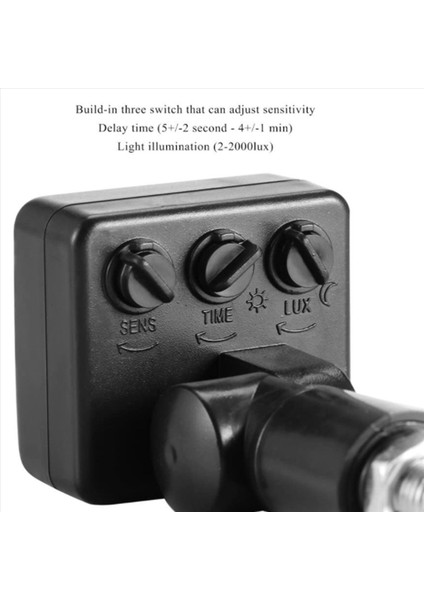 4x 220V Mini Insan Vücudu Kızılötesi Sensör Kızılötesi Vücut Sensör Anahtarı LED Taşkın Işık Pır Hareket Sensörü Ayarlanabilir Siyah (Yurt Dışından) modelleri