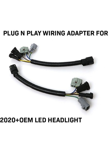 16-20 Toyota Tacoma Fit 2020 Tam LED Farlar Için Adaptörleri Takın ve Oynatın (Yurt Dışından)
