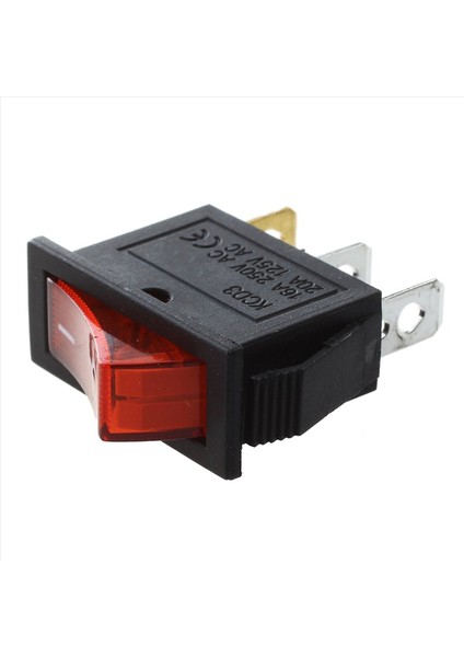 Ac 16A/250V 20A/125V Kırmızı Işık Kapalı Spst Boat Rocker Switch x 20 Pcs (Yurt Dışından) fiyatları