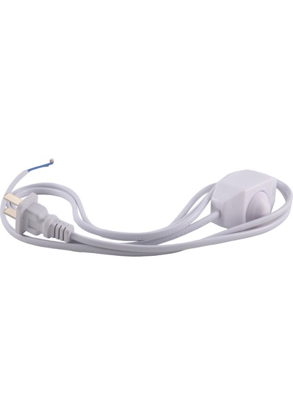 Beyaz Lamba Güç Kablosu W Dimmer Anahtarı Ac 250V/110V Us Fişi (Yurt Dışından)