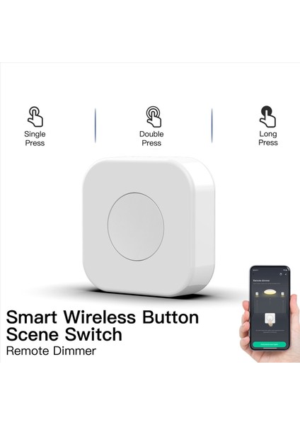 3x Tuya Zigbee Kablosuz Mini Anahtar Bir Anahtar Push Düğmesi Kontrol Sahnesi Akıllı Uzaktan Denetleyici Ev Otomasyonu (Yurt Dışından) fiyatları