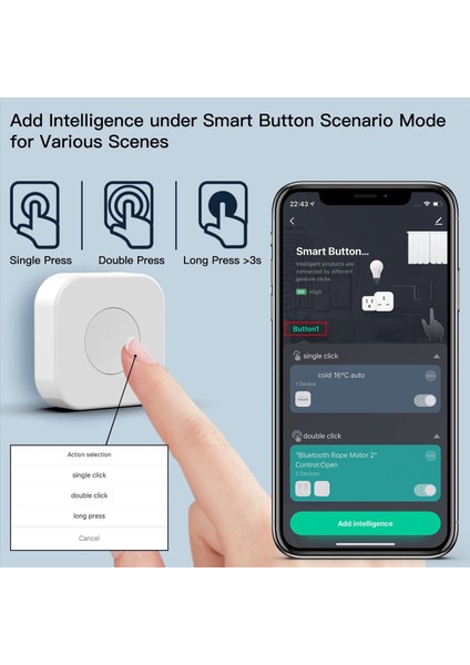 3x Tuya Zigbee Kablosuz Mini Anahtar Bir Anahtar Push Düğmesi Kontrol Sahnesi Akıllı Uzaktan Denetleyici Ev Otomasyonu (Yurt Dışından) indirimleri