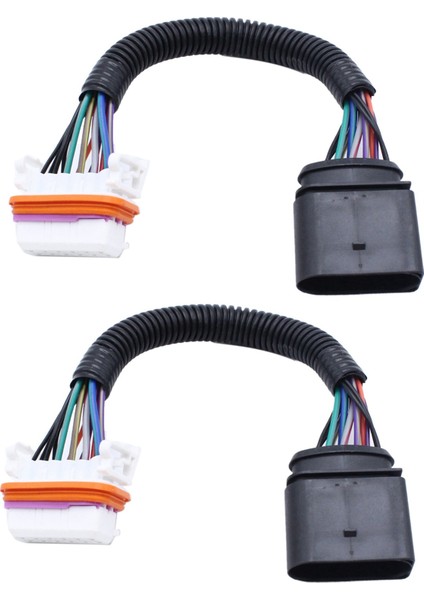 2x Far Kablo Demeti Lambası Xenon Ön Konnektör-Porsche Cayenne 2003-2006 955-631-239-11 Far Kabloları (Yurt Dışından)