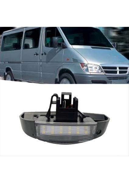 Araba Arka LED Numarası Plaka Açık Beyaz Lamba 1303499070 Mercedes-Benz Sprinter 2005 Peugeot Boxer 2001 (Yurt Dışından) fiyatları