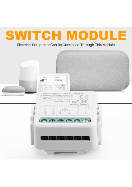 Zigbee Anahtarı Işık Perde Dimmer Smart Mini Modülü C04 Kontrol Kesici Perde Anahtarı Modülü Sıfır Ateş Akıllı Anahtar (Yurt Dışından) indirimleri