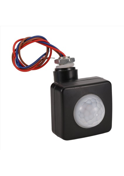 220V Mini Insan Vücudu Kızılötesi Sensör Kızılötesi Vücut Sensörü Anahtarı LED Taşkın Işık Pır Hareket Sensörü Ayarlanabilir Siyah (Yurt Dışından) fiyatları