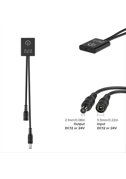 Dc 12V 24V Mini Ir Sensör Anahtarı Denetleyicisi Kızılötesi Hareket Sensörü Anahtarı Düşük Voltajlı Mutfak Lambası LED Işık Şeridi (Yurt Dışından)