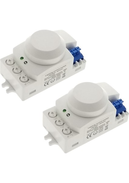 2x 5 8ghz Hf Sistemi LED Mikrodalga 360 Derece Hareket Sensörü Işık Anahtarı Gövde Hareket Dedektörü (Yurt Dışından)