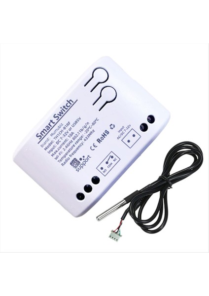 Wifi Akıllı Ewelink Sıcaklık Anahtarı 7-32V Pasif Kuru Kontak Rölesi Gerçek Zamanlı Monitör Akıllı Modül (A) (Yurt Dışından)