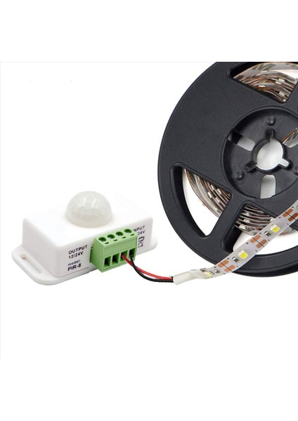 2x Pır Kızılötesi Hareket Sensörü Dedektörü Dc 12V-24V Şerit Işık Hareket Sensörü Anahtarı Dolap Dolabı Merdiven Mutfak (Yurt Dışından) fiyatları